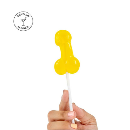 SECRET PLAY - PIRULETA DE PENE SABOR PIÑA COLADA CON ALCOHOL