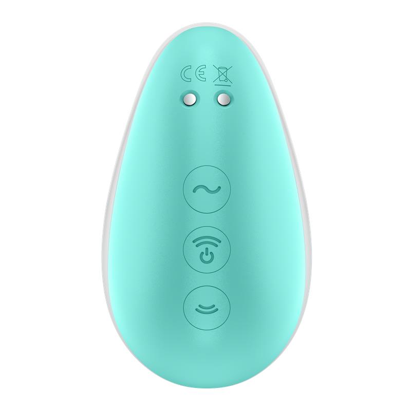 SATISFYER - PIXIE DUST SUCCIONADOR DE CLÍTORIS CON VIBRACIÓN MENTA/ROSA