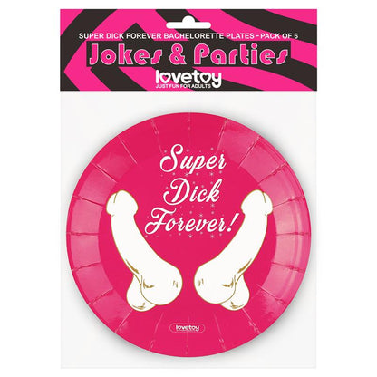 LOVETOY - PLATOS DE PAPEL-CARTÓN PACK DE 6