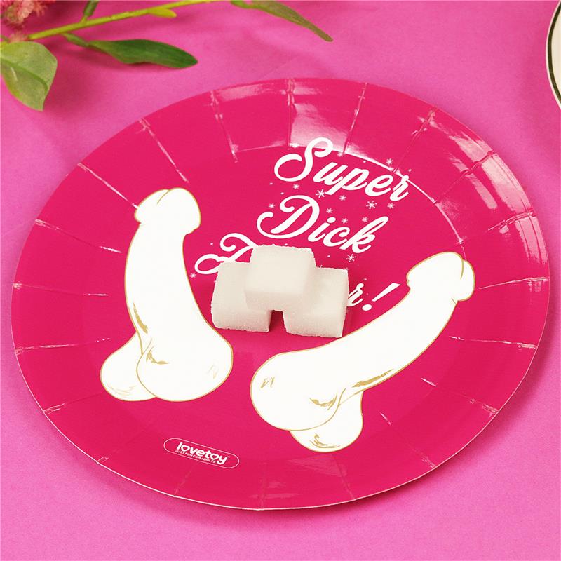 LOVETOY - PLATOS DE PAPEL-CARTÓN PACK DE 6