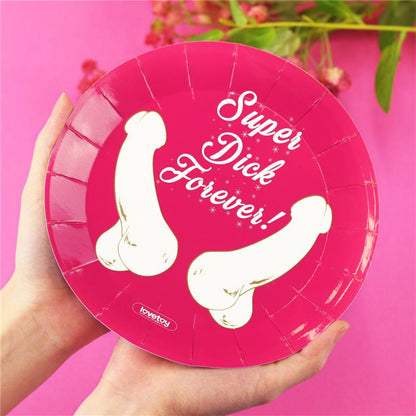 LOVETOY - PLATOS DE PAPEL-CARTÓN PACK DE 6