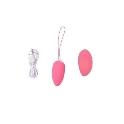 CHISA - PLEASURE KISS HUEVO VIBRADOR CON CONTROL REMOTO ROSA