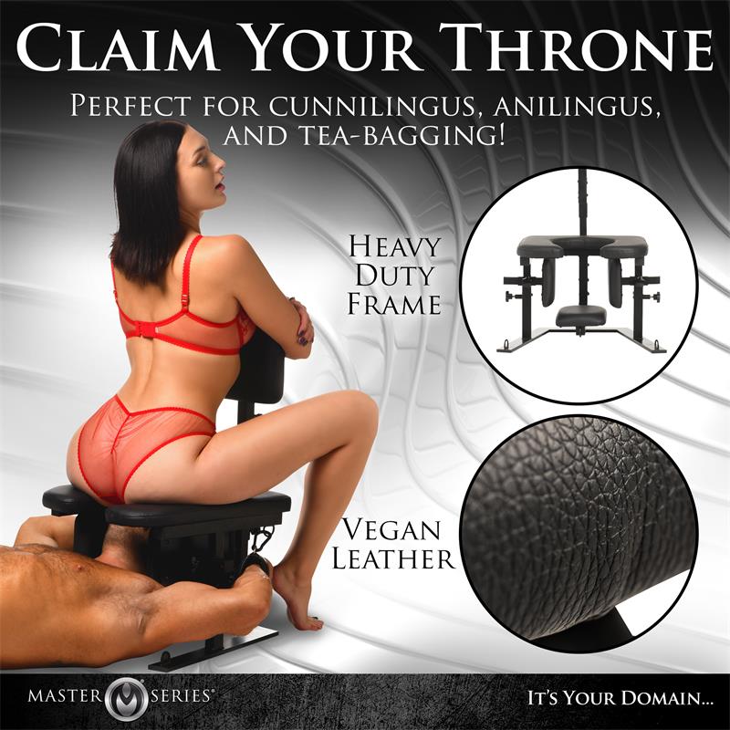 MASTER SERIES - PLEASURE THRONE SILLA PARA SEXO ORAL