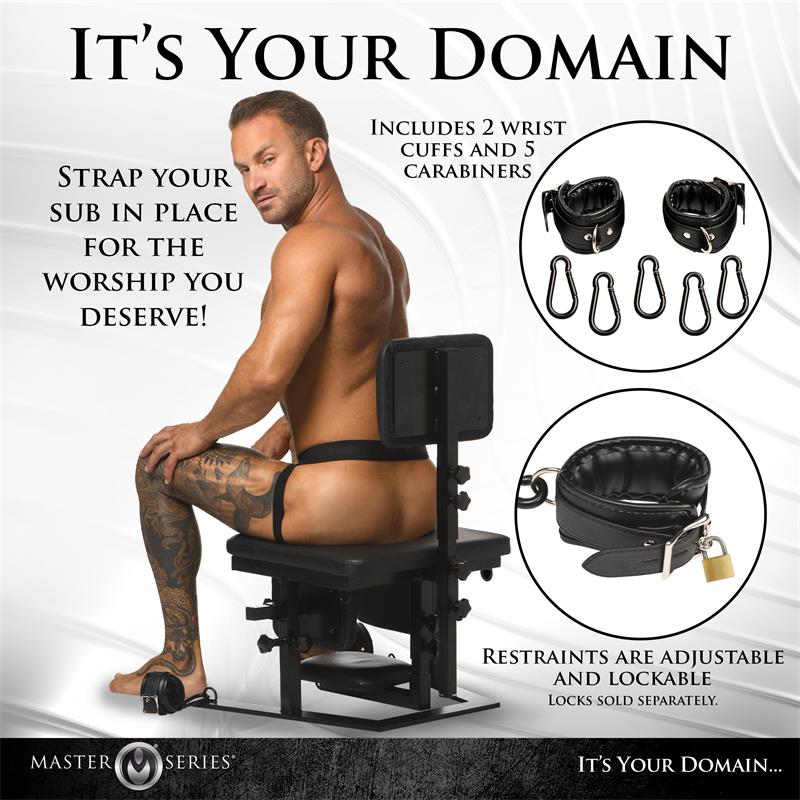 MASTER SERIES - PLEASURE THRONE SILLA PARA SEXO ORAL