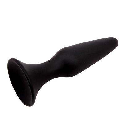 CHISA - PLUG ANAL 12.5 X 3.1 CM SILICONA NEGRO