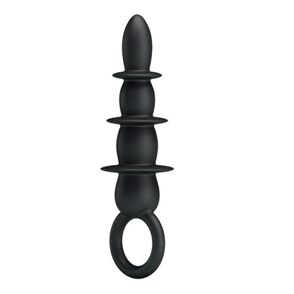 PRETTYLOVE - PLUG ANAL 3 ZONAS NEGRO CL100