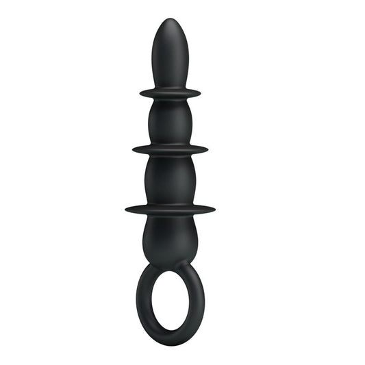 PRETTYLOVE - PLUG ANAL 3 ZONAS NEGRO CL100