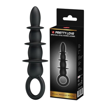 PRETTYLOVE - PLUG ANAL 3 ZONAS NEGRO CL100