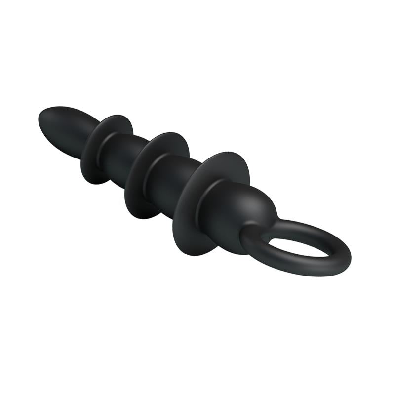 PRETTYLOVE - PLUG ANAL 3 ZONAS NEGRO CL100
