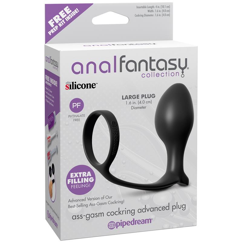 ANAL FANTASY COLLECT. - PLUG ANAL ASS-GASM ADVANCED PLUG NEGRO