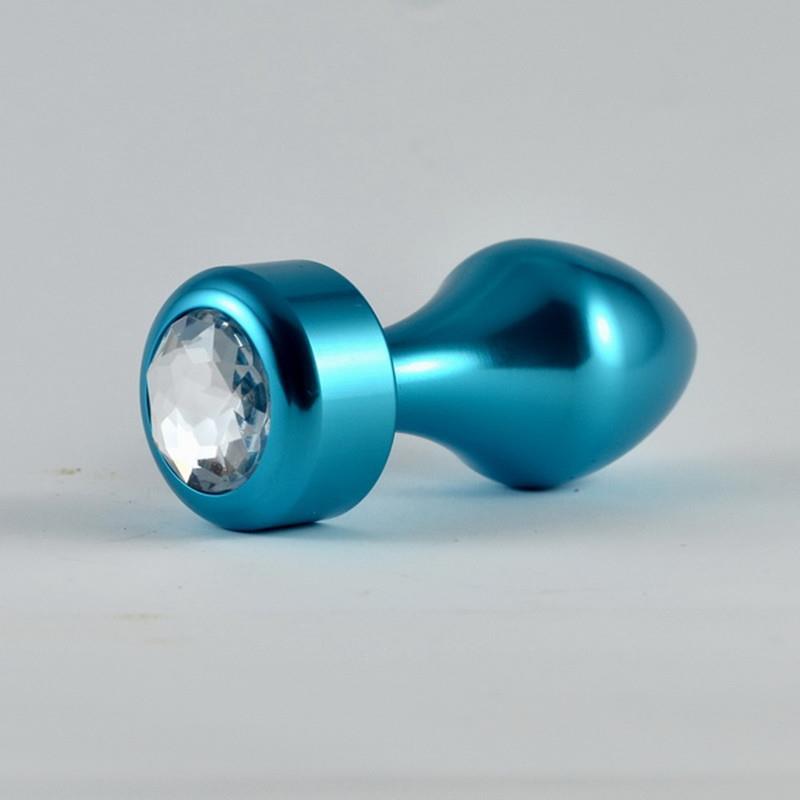 LOVETOY - PLUG ANAL AZUL ROSEBUD CON JOYA