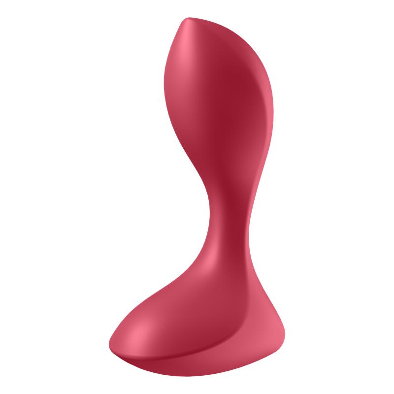 SATISFYER - BACKDOOR LOVER PLUG ANAL VIBRADOR ROJO