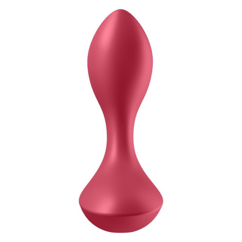 SATISFYER - BACKDOOR LOVER PLUG ANAL VIBRADOR ROJO
