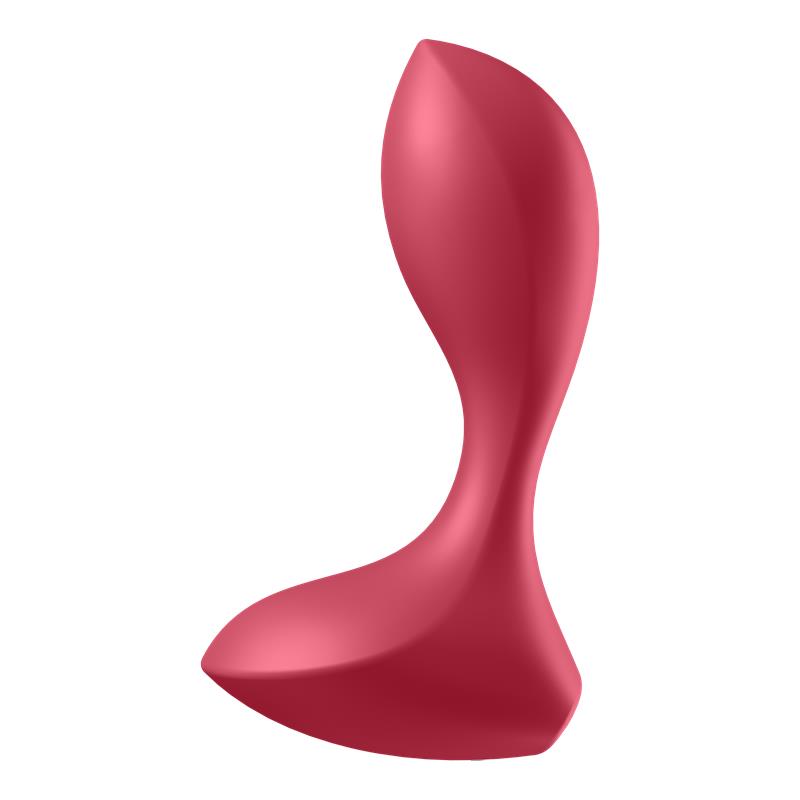 SATISFYER - BACKDOOR LOVER PLUG ANAL VIBRADOR ROJO