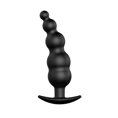 PRETTYLOVE - PLUG ANAL BURBUJAS SILICONA NEGRO