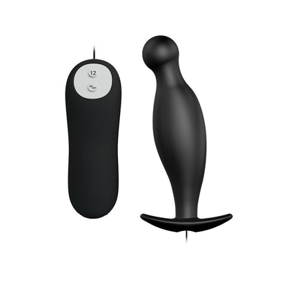 PRETTYLOVE - PLUG ANAL CON 12 PATRONES DE VIBRACIÓN