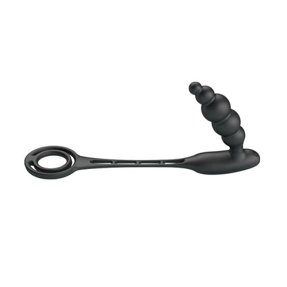 PRETTYLOVE - PLUG ANAL CON ANILLO PARA EL PENE CON VIBRACIÓN