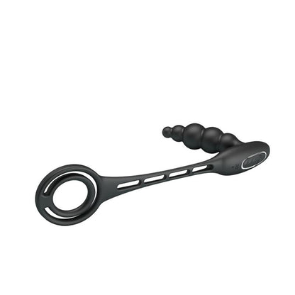 PRETTYLOVE - PLUG ANAL CON ANILLO PARA EL PENE CON VIBRACIÓN
