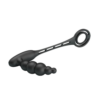 PRETTYLOVE - PLUG ANAL CON ANILLO PARA EL PENE CON VIBRACIÓN