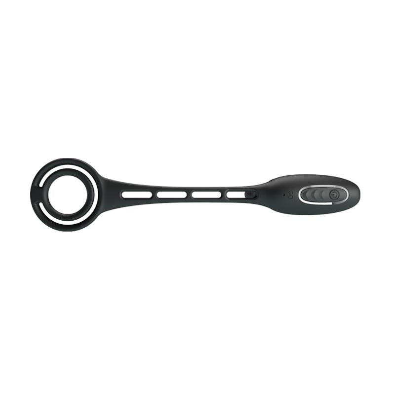 PRETTYLOVE - PLUG ANAL CON ANILLO PARA EL PENE CON VIBRACIÓN