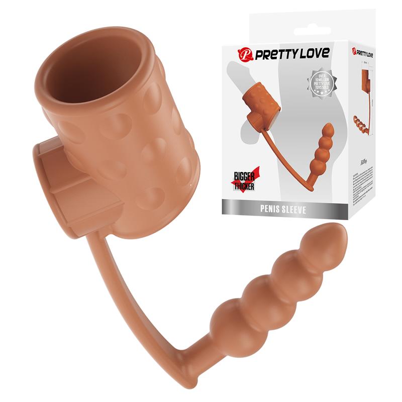 PRETTYLOVE - PLUG ANAL CON ANILLO PARA EL PENE