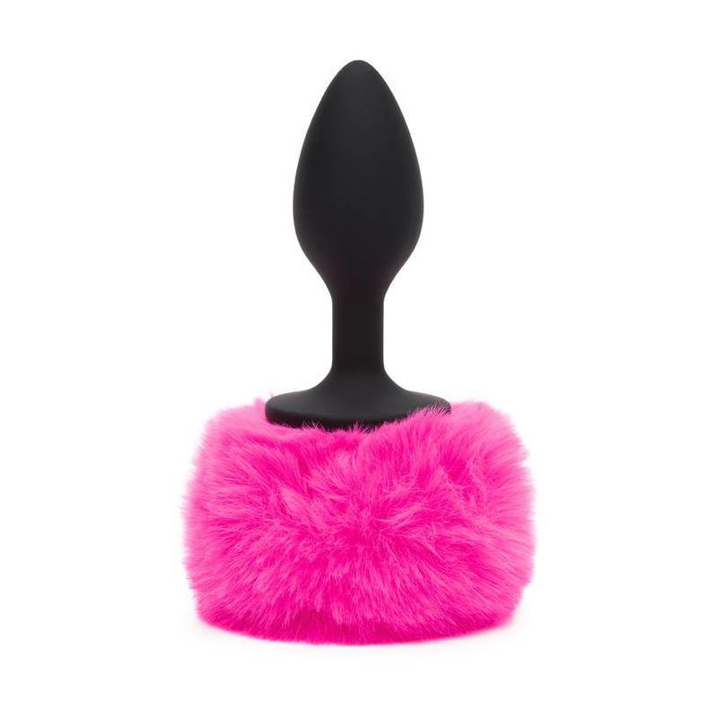 HAPPY RABBIT - PLUG ANAL CON COLA COLOR ROSA PEQUEÑO