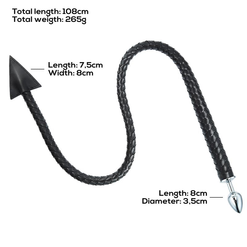 LATETOBED BDSM LINE - PLUG ANAL CON COLA DE DIABLO