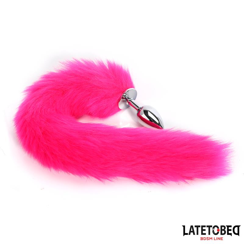 LATETOBED BDSM LINE - PLUG ANAL CON COLA HOT PINK 40 CM