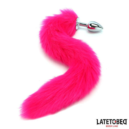 LATETOBED BDSM LINE - PLUG ANAL CON COLA HOT PINK 40 CM