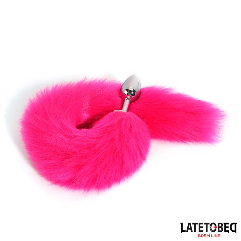 LATETOBED BDSM LINE - PLUG ANAL CON COLA HOT PINK 40 CM