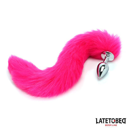 LATETOBED BDSM LINE - PLUG ANAL CON COLA HOT PINK 40 CM