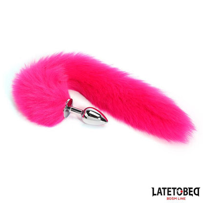 LATETOBED BDSM LINE - PLUG ANAL CON COLA HOT PINK 40 CM
