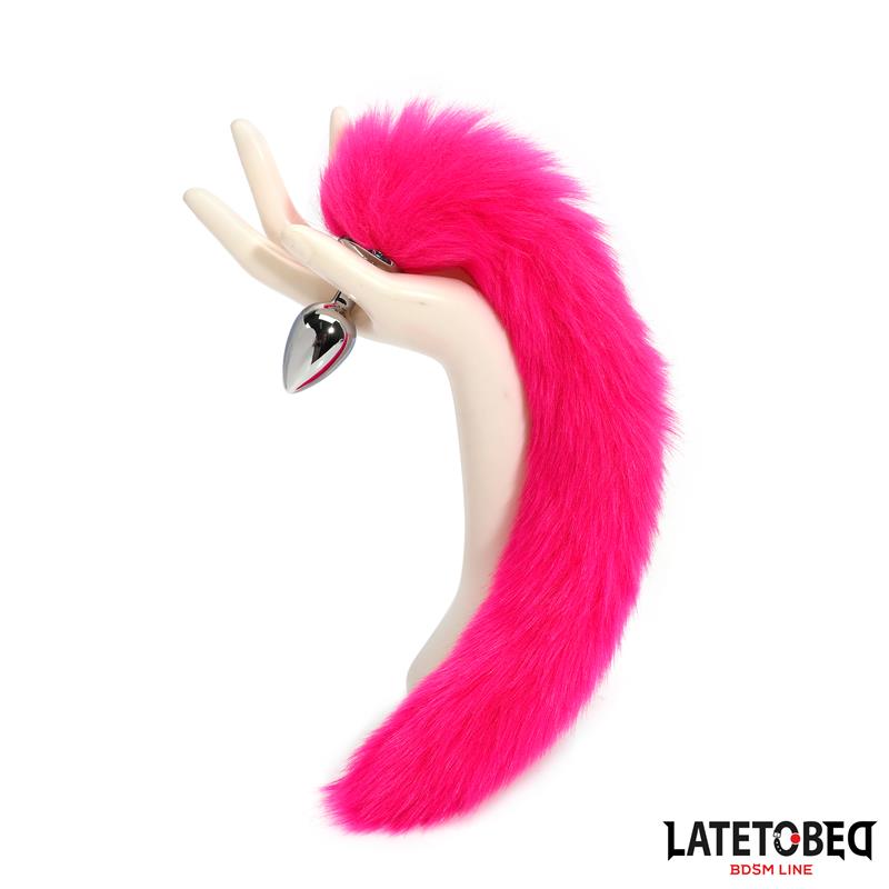 LATETOBED BDSM LINE - PLUG ANAL CON COLA HOT PINK 40 CM
