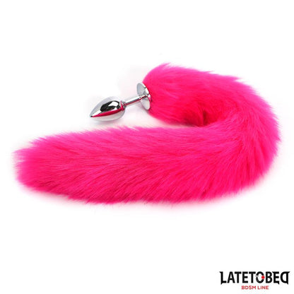 LATETOBED BDSM LINE - PLUG ANAL CON COLA HOT PINK 40 CM