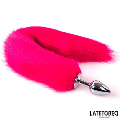 LATETOBED BDSM LINE - PLUG ANAL CON COLA HOT PINK 40 CM