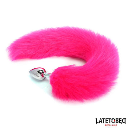 LATETOBED BDSM LINE - PLUG ANAL CON COLA HOT PINK 40 CM