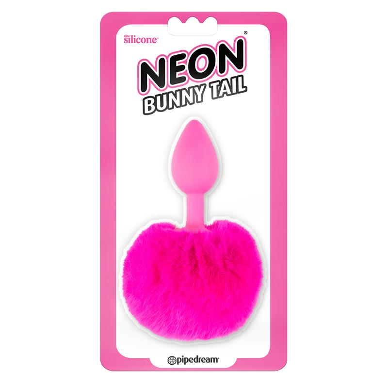 NEON - PLUG ANAL CON COLA ROSA