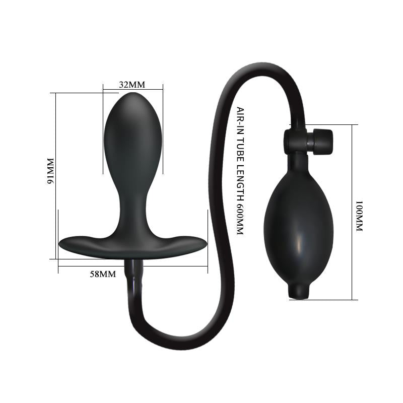 PRETTYLOVE - PLUG ANAL CON FUNCIÓN DE INFLADO