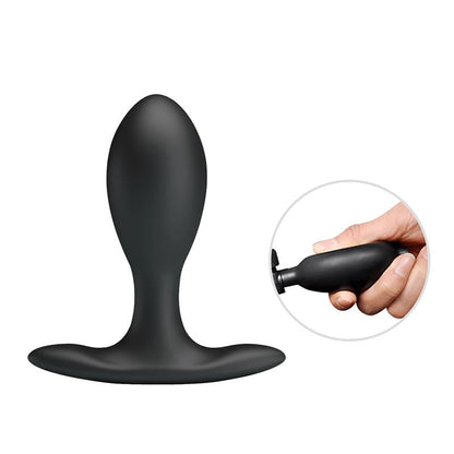 MR PLAY - PLUG ANAL CON INFLADO Y BOLA INTERNA