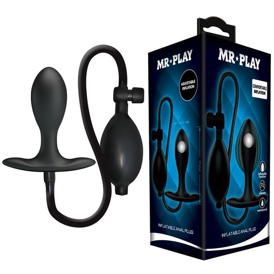 MR PLAY - PLUG ANAL CON INFLADO Y BOLA INTERNA
