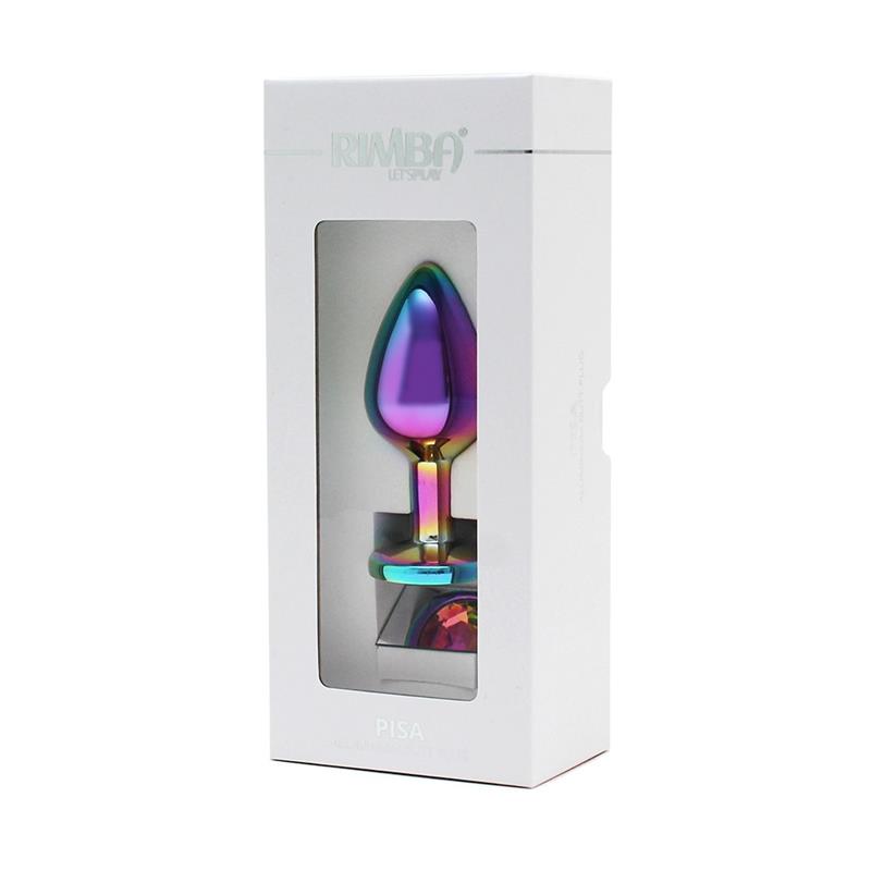BONDAGE PLAY - PLUG ANAL CON JOYA ARCOIRIS PISA RAINBOW