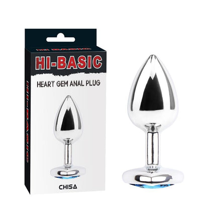 CHISA - PLUG ANAL CON JOYA DE CORAZÓN HEART GEM