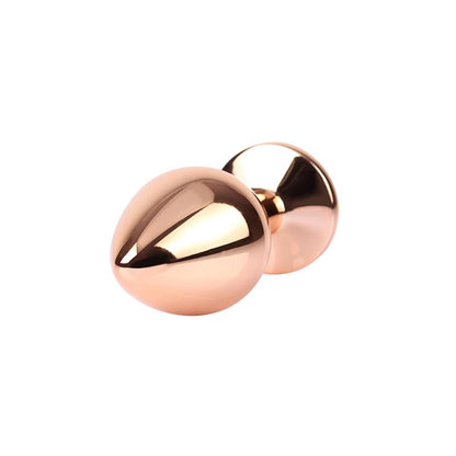 CHISA - PLUG ANAL CON JOYA DE ROSA COLOR ROSE TALLA M