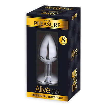 ALIVE - PLUG ANAL CON JOYA NEGRA TALLA S