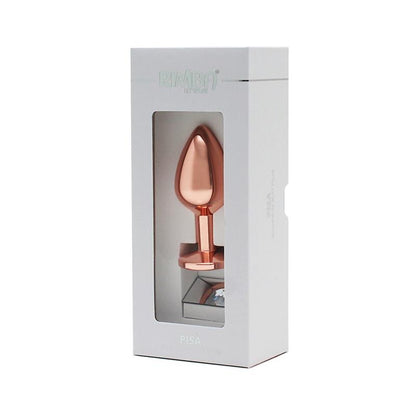 RIMBA TOYS - PLUG ANAL CON JOYA PISA ROSE GOLD