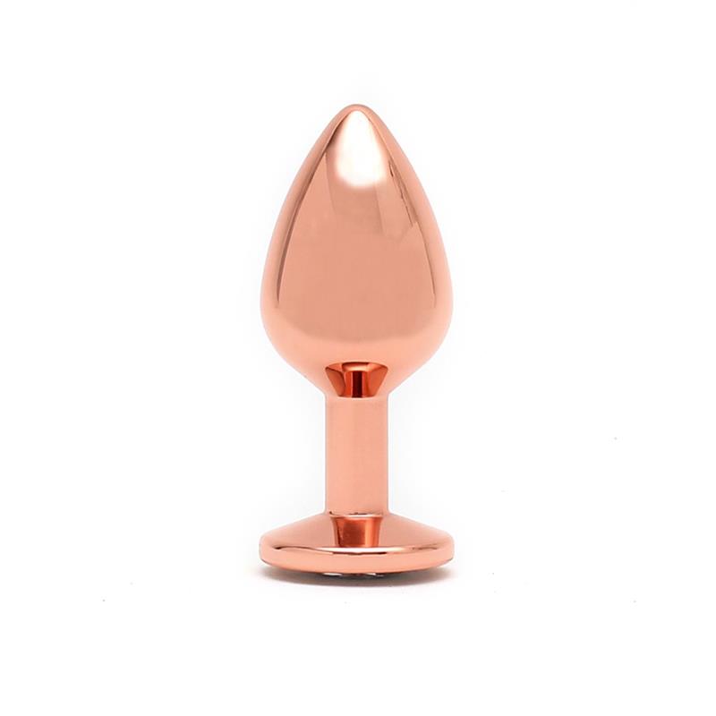 RIMBA TOYS - PLUG ANAL CON JOYA PISA ROSE GOLD