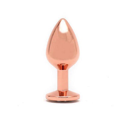 RIMBA TOYS - PLUG ANAL CON JOYA PISA ROSE GOLD