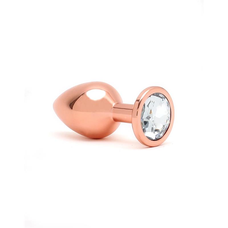 RIMBA TOYS - PLUG ANAL CON JOYA PISA ROSE GOLD