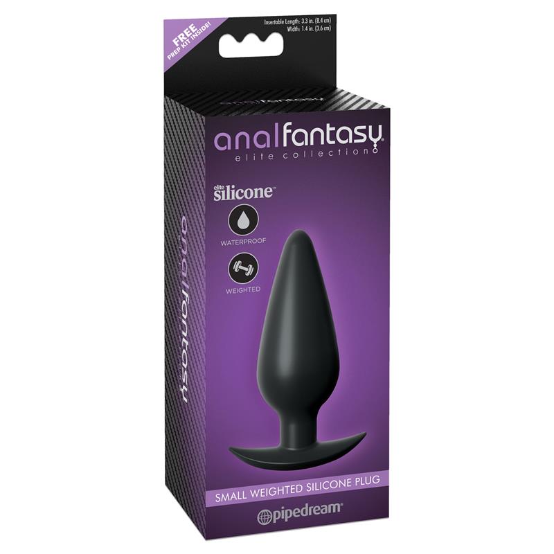 ANAL FANTASY ELITE - PLUG ANAL CON PESO INTERNO NEGRO