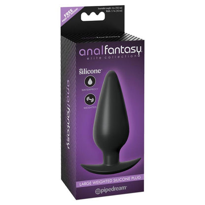 ANAL FANTASY ELITE - PLUG ANAL CON PESO INTERNO NEGRO